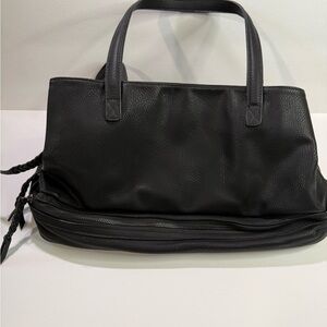 Street Level Black Shoulder Bag